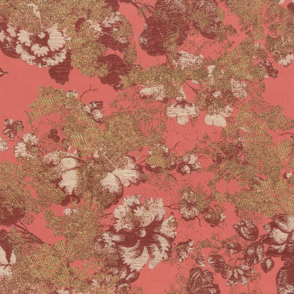 Rubelli Goldfinger fabric - Corallo