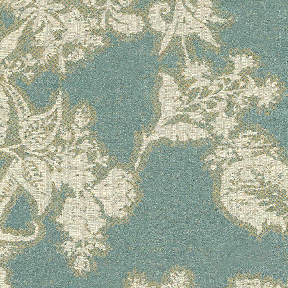 Rubelli Margaret’s Bouquet fabric - Acqua