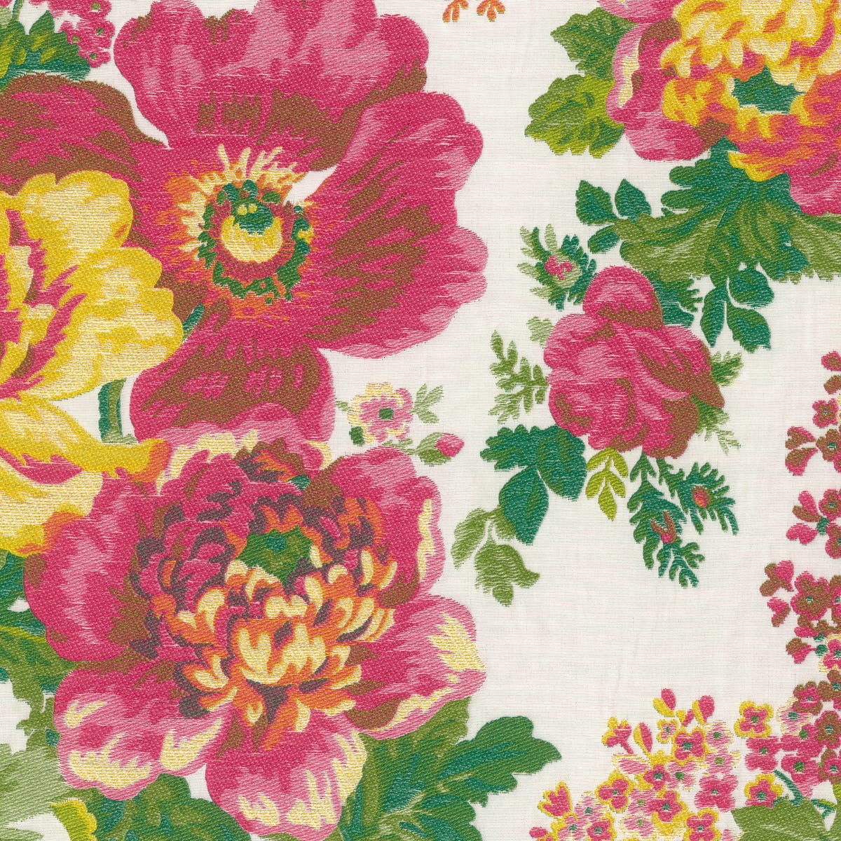 Rubelli My Fair Lady fabric - Rosa-giallo