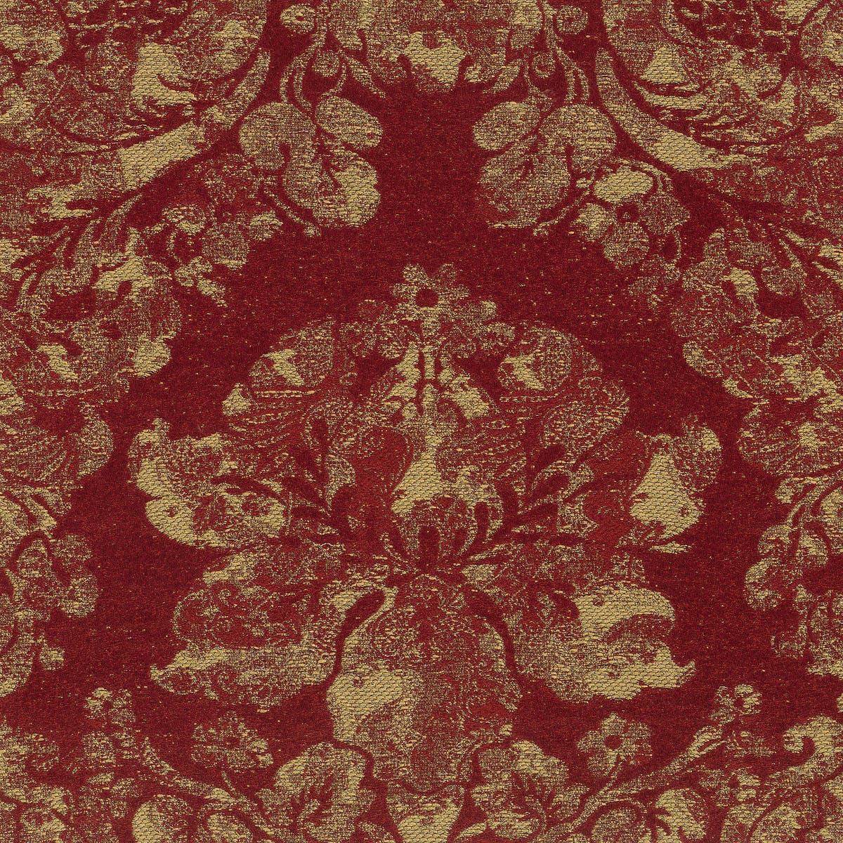 Rubelli Barry Lyndon fabric - Rubino