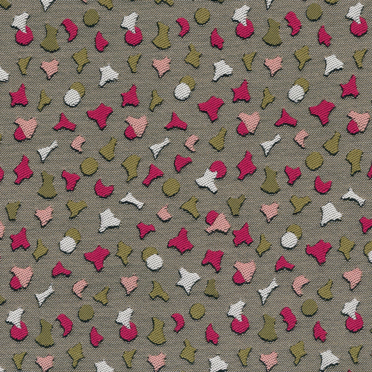 Rubelli Coriandoli S fabric - Clay pink