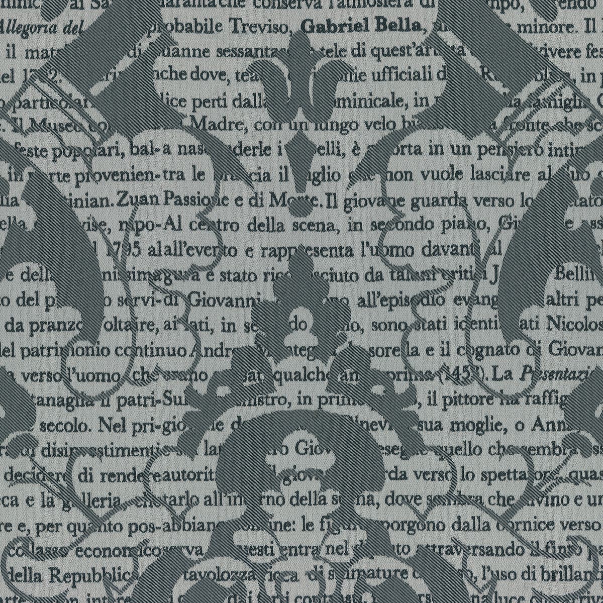 Rubelli Lettere fabric - Grafite