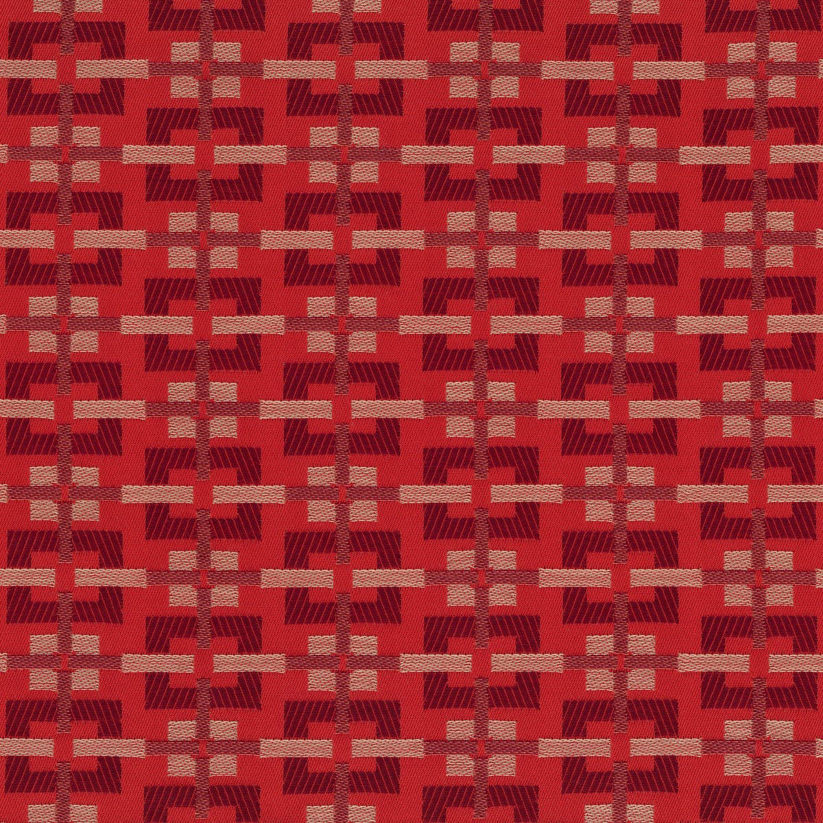 Rubelli Archimede fabric - Rosso