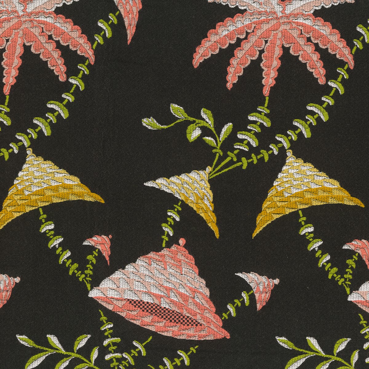 Rubelli Gulliver fabric - Nero