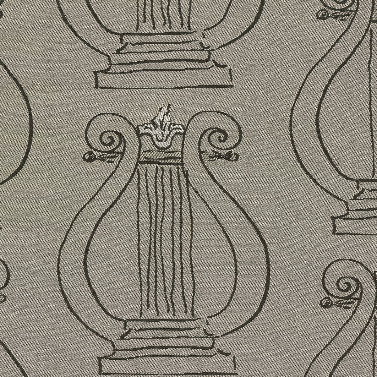 Rubelli Lyres fabric - Silver