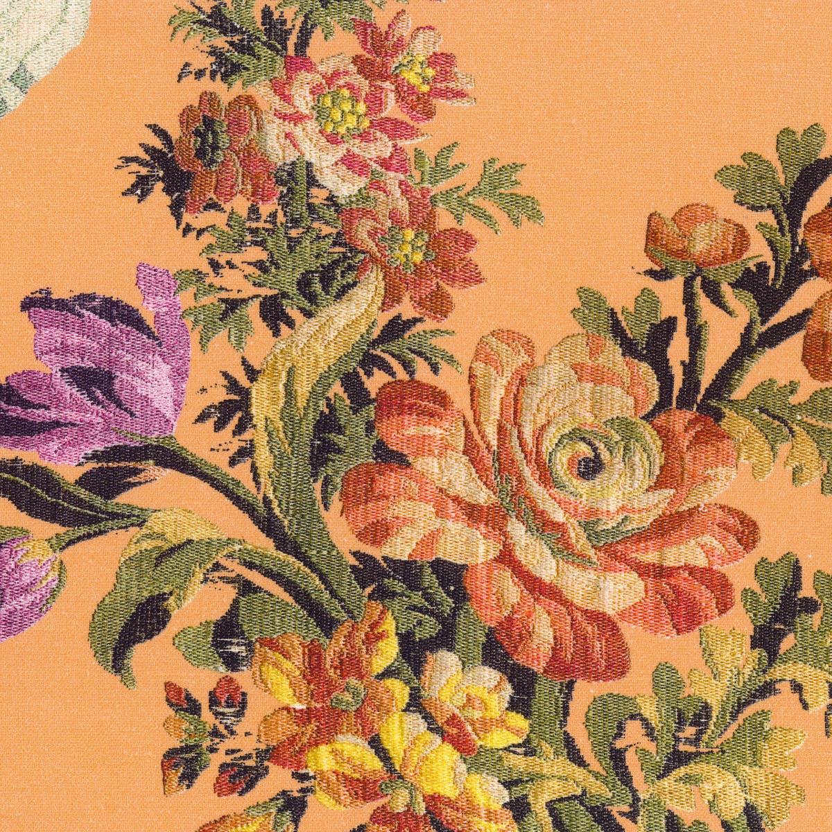 Rubelli Ribbon Bouquet fabric - Peach