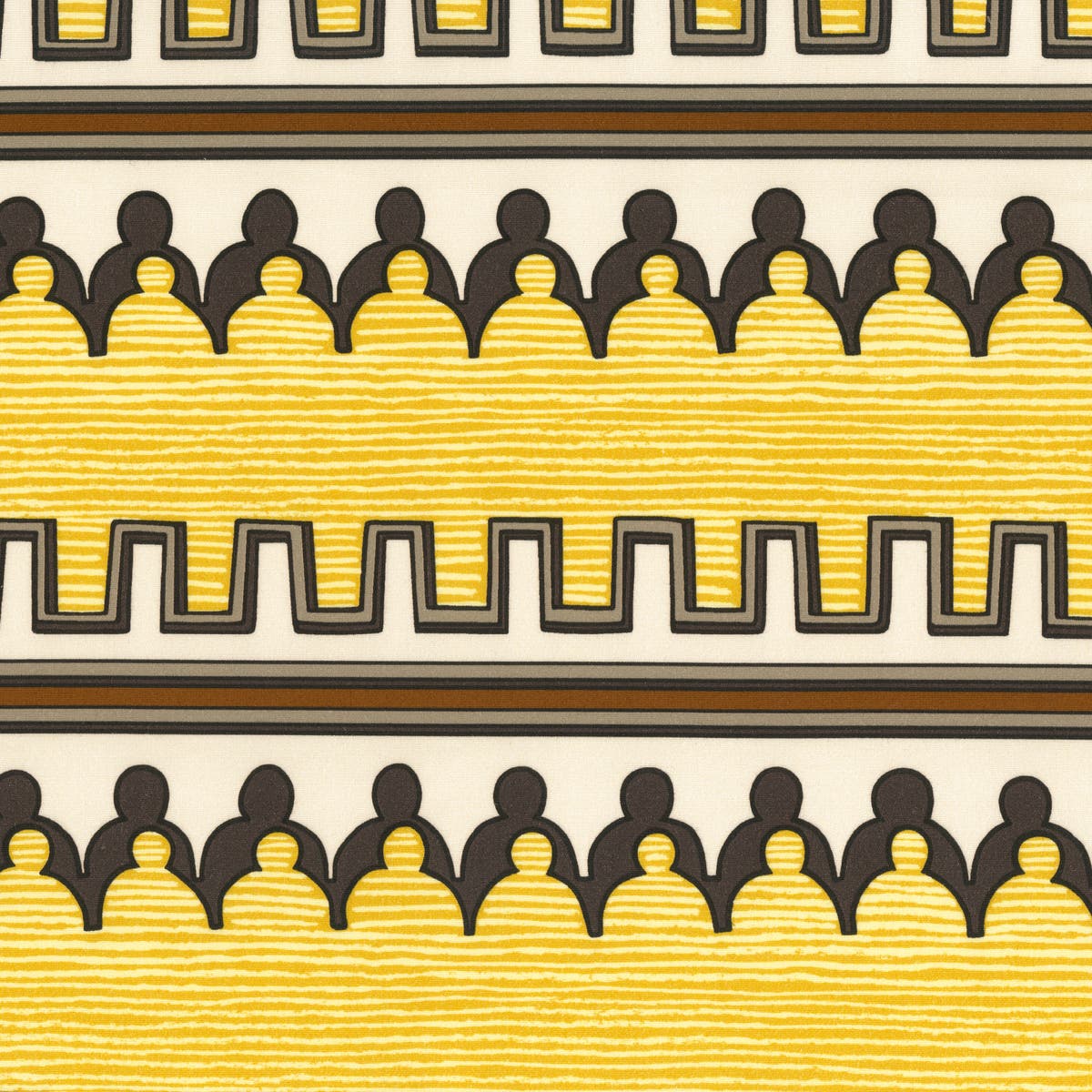 Rubelli Gothic Folly fabric - Yellow