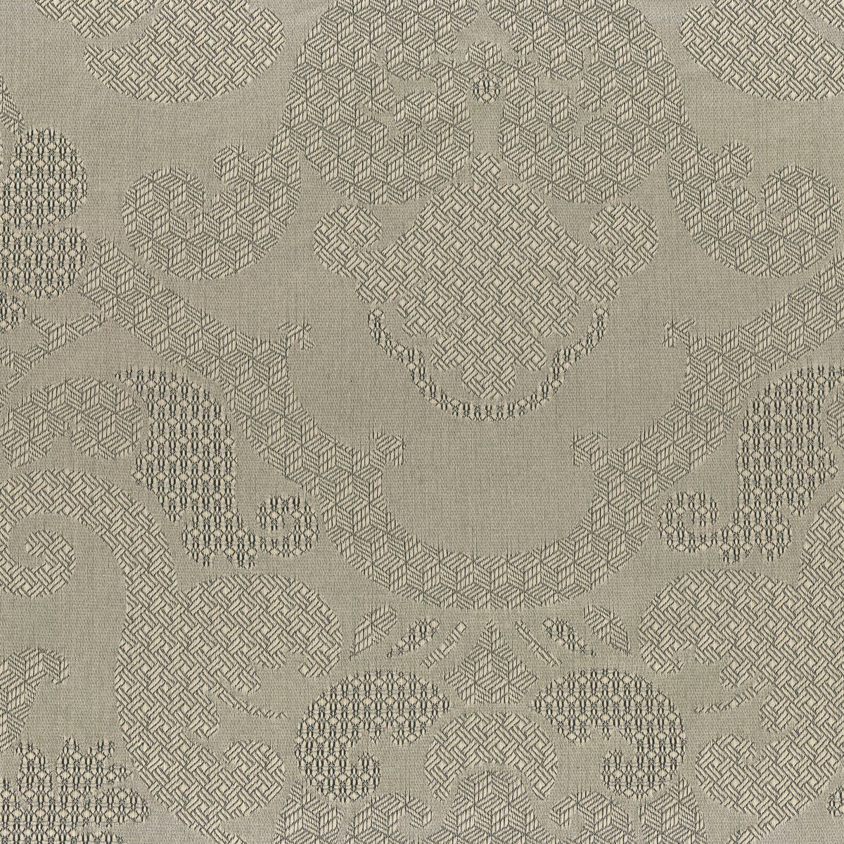 Rubelli Damasco Puzzle fabric - Tortora