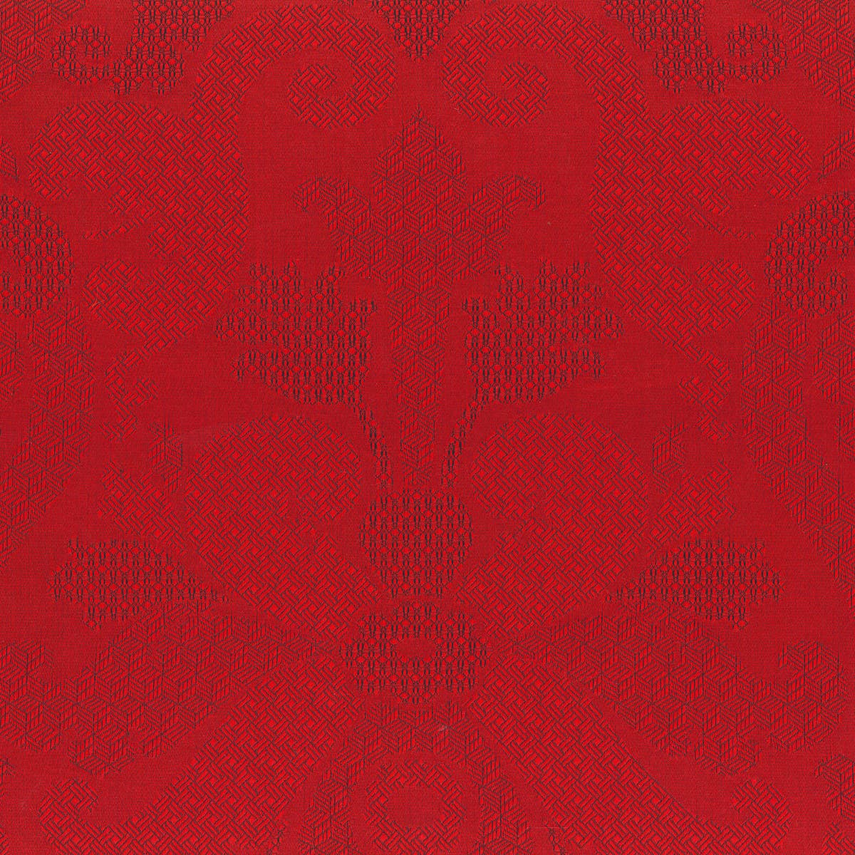 Rubelli Damasco Puzzle fabric - Rosso