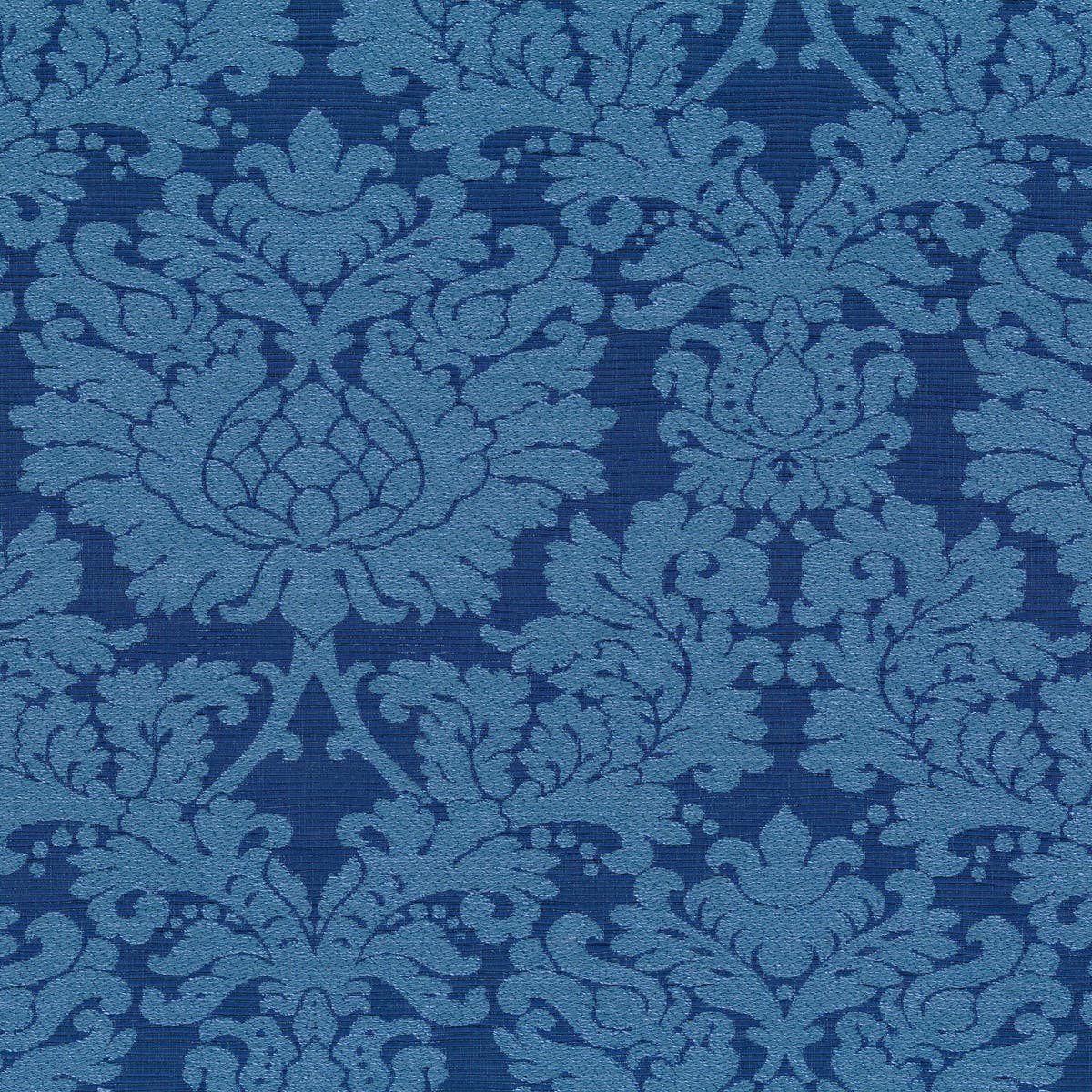 Rubelli Damasco Decoupage fabric - Blue