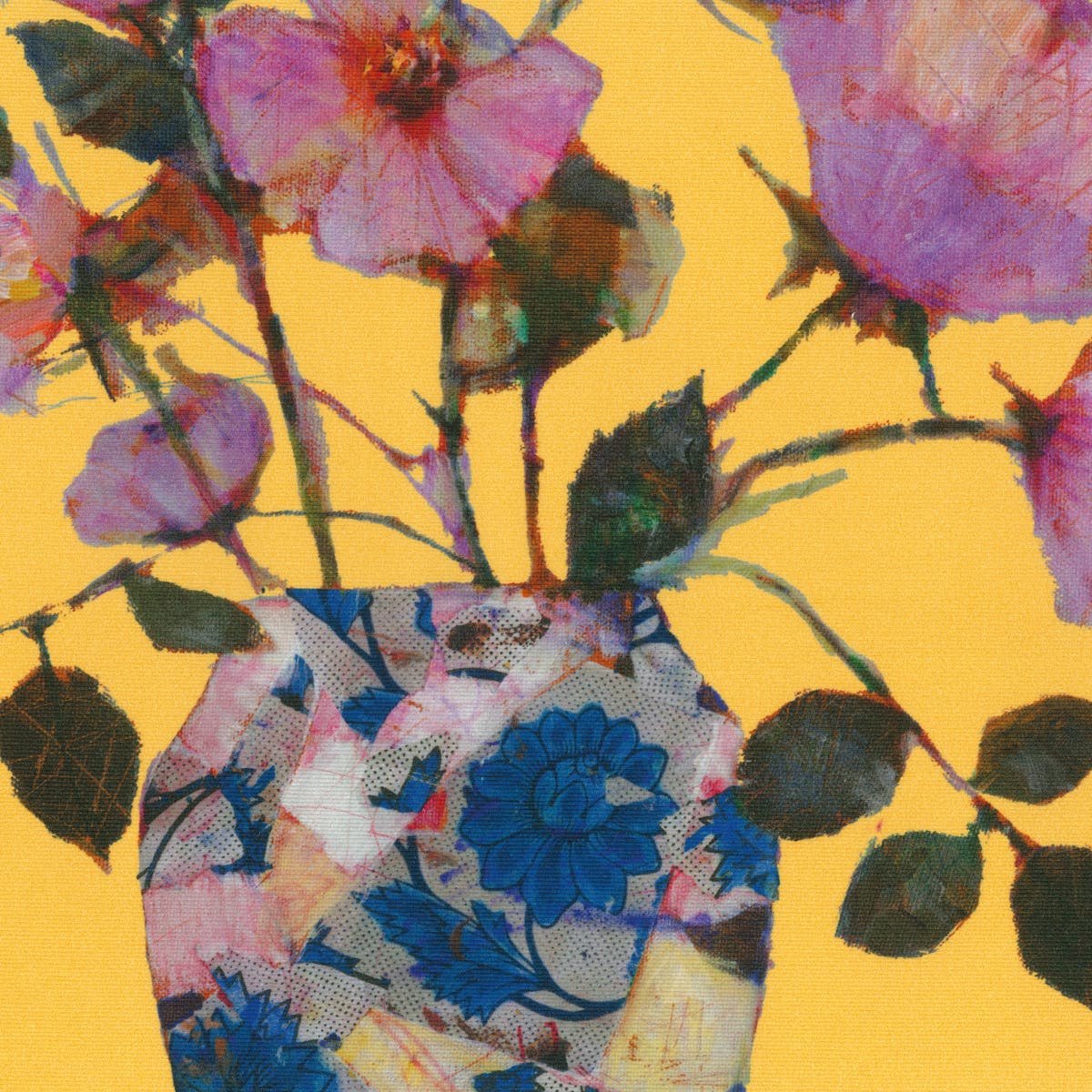 Rubelli Sally fabric - Giallo
