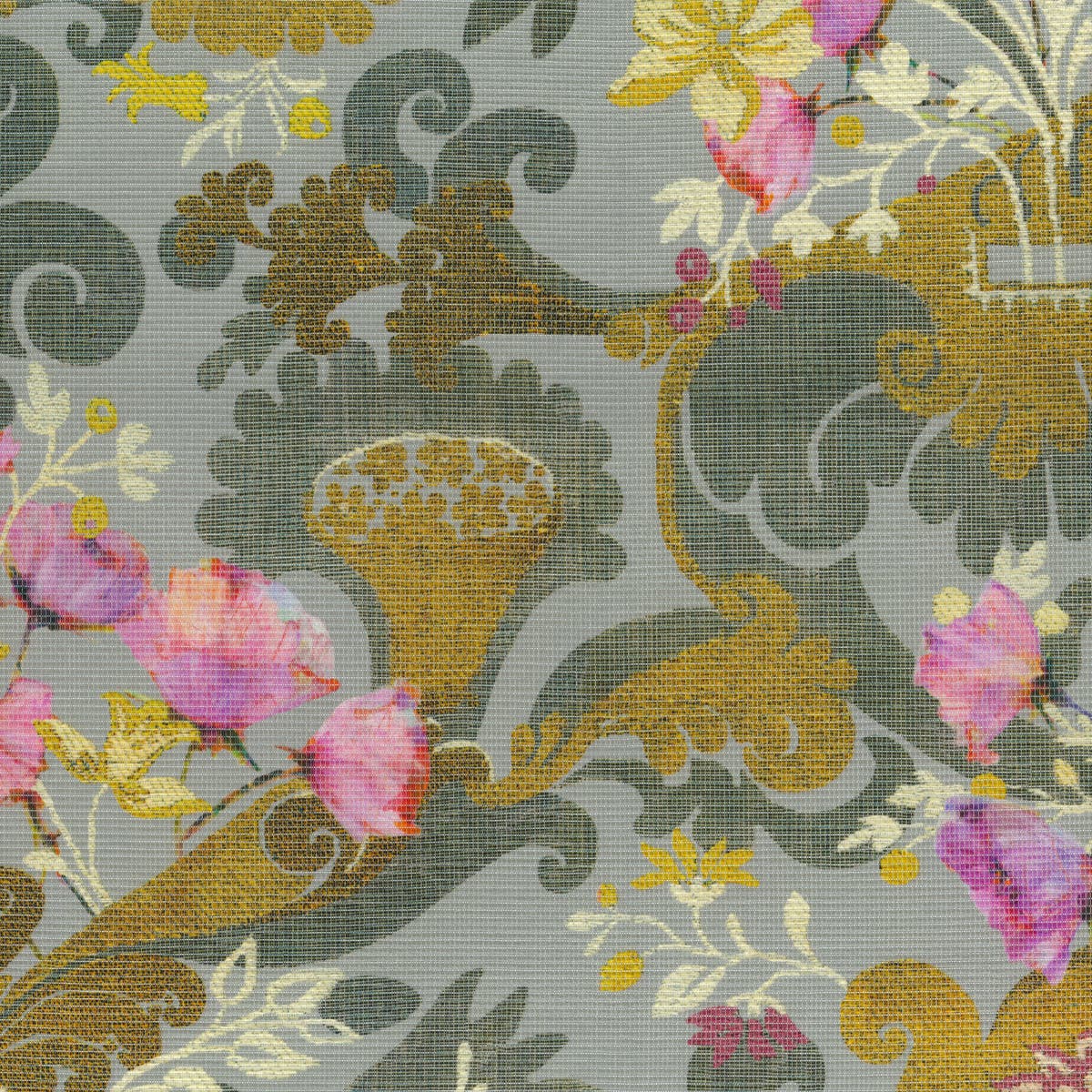 Rubelli C’est Bizarre fabric - Grigio perla
