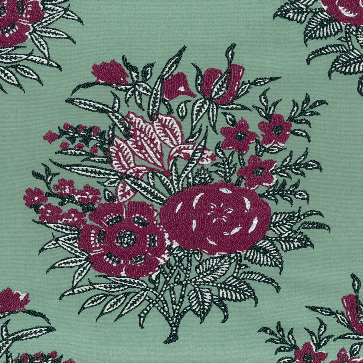 Rubelli Block Print fabric - Absinthe