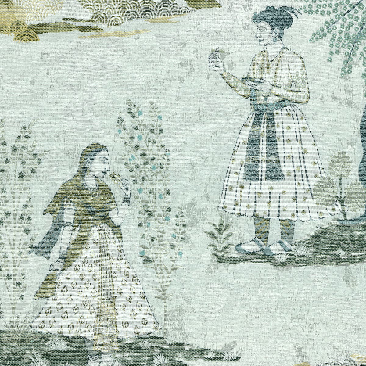 Rubelli Lover’s Garden fabric - Salt