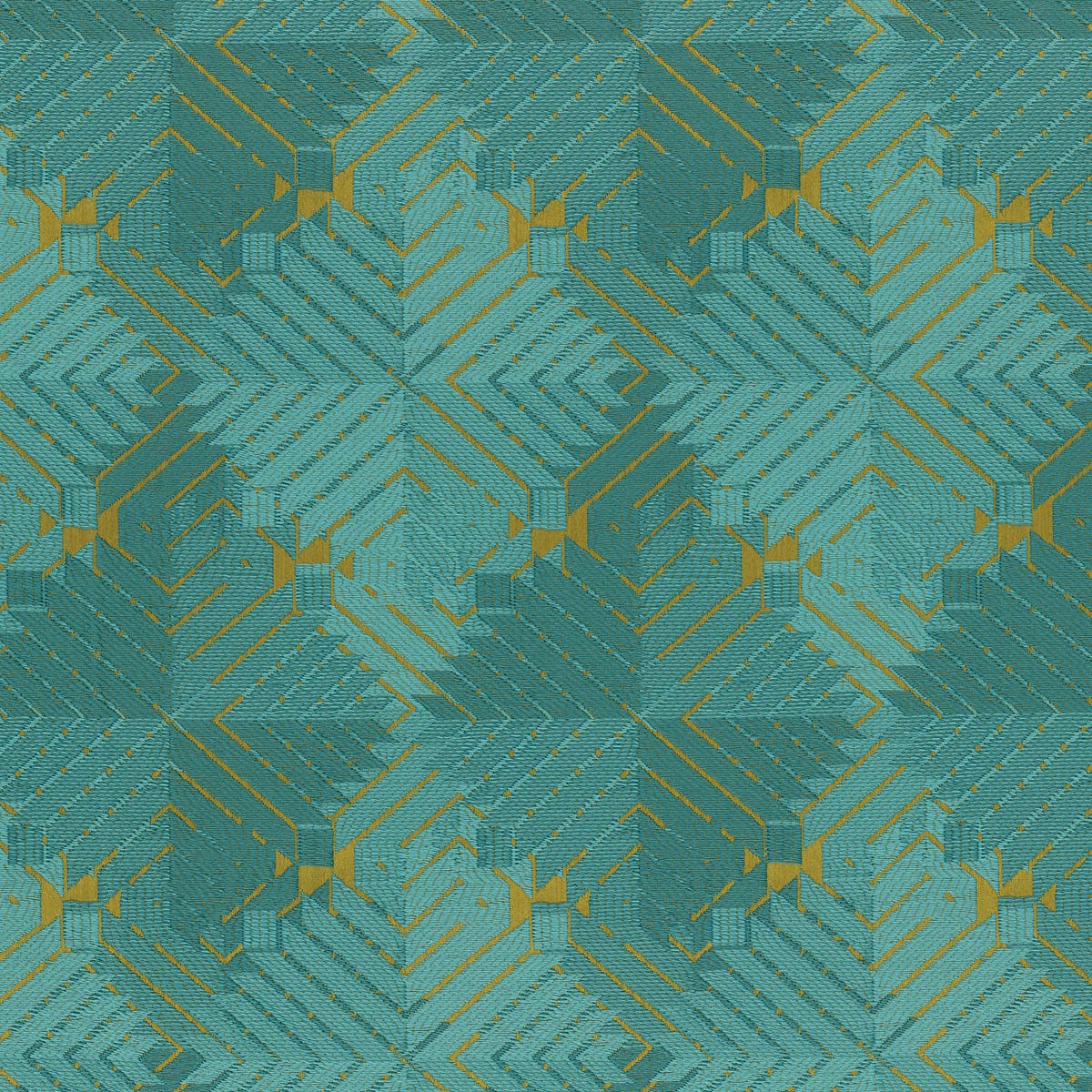Rubelli Phulkari fabric - Peacock