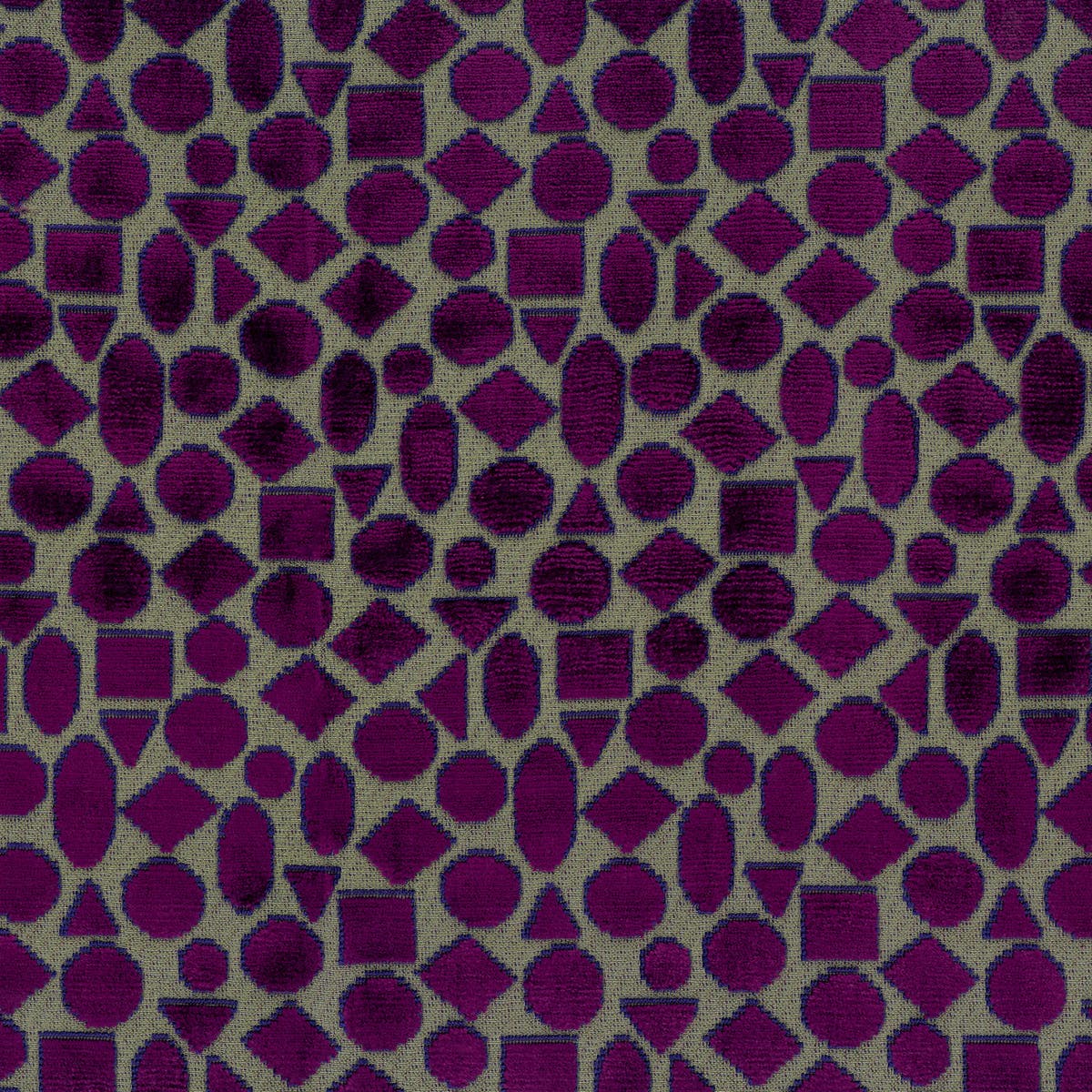 Rubelli Velvet Jewel fabric - Fuchsia
