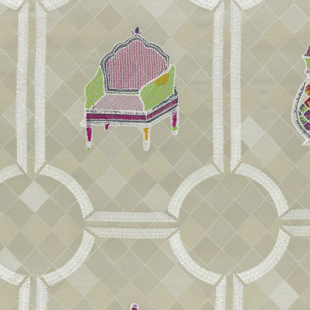 Rubelli Sheesh Mahal fabric - Ginger