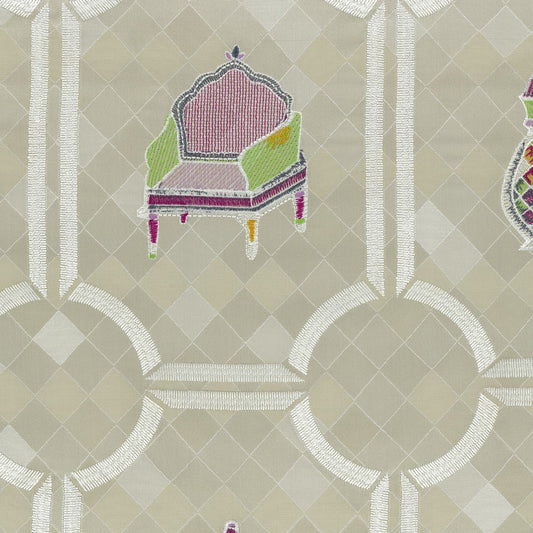 Rubelli Sheesh Mahal fabric - Ginger