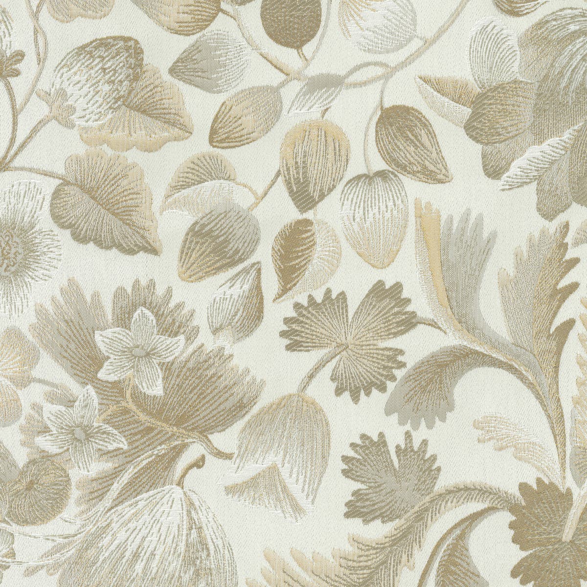 Rubelli Royal Botanica fabric - Avorio