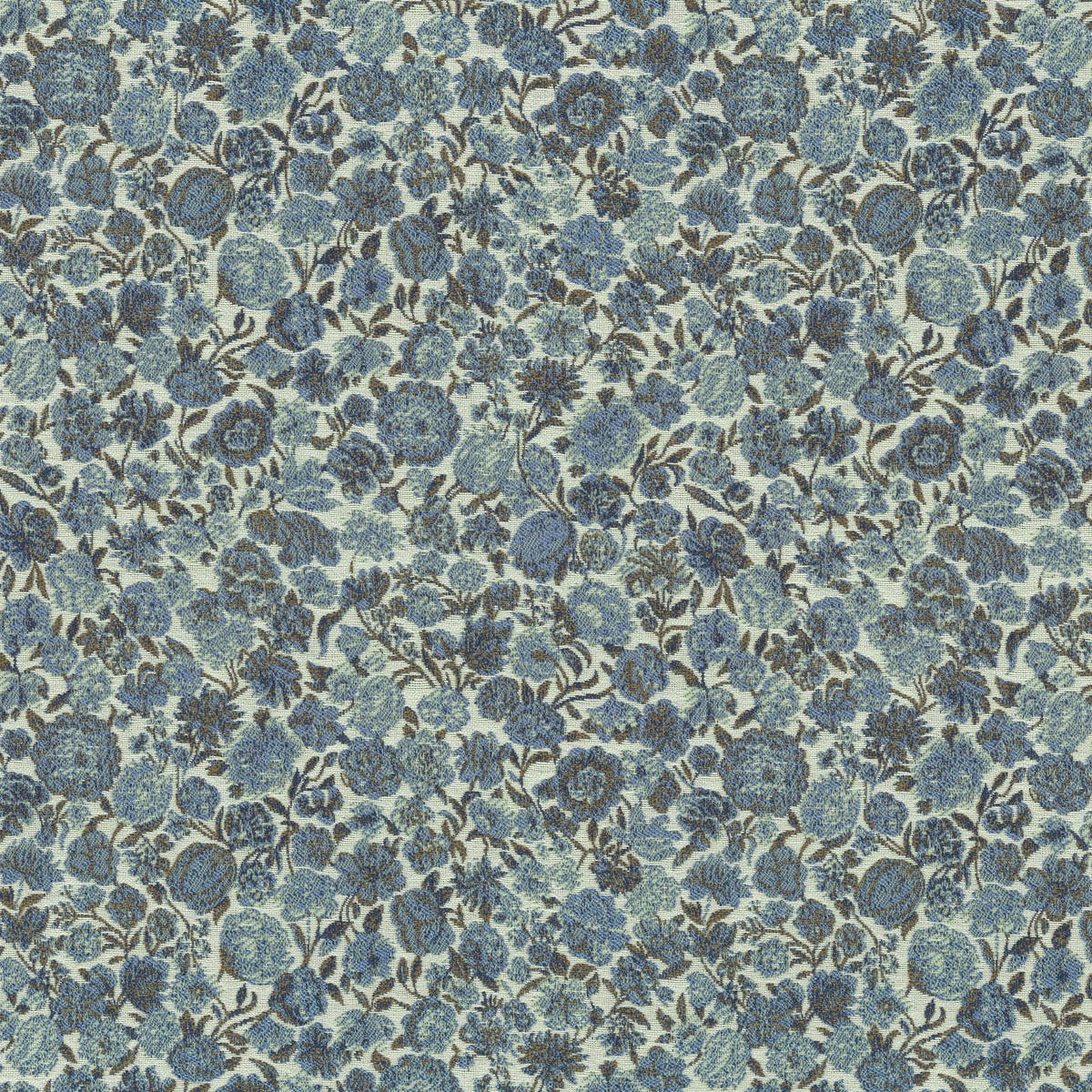 Rubelli Millefleurs fabric - Acqua