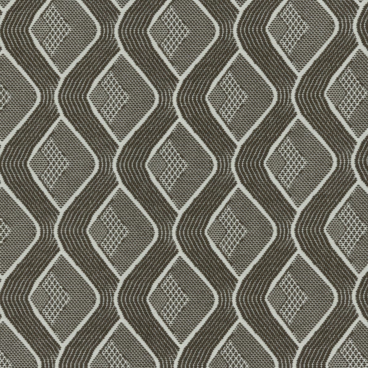 Rubelli Onda fabric - Marrone