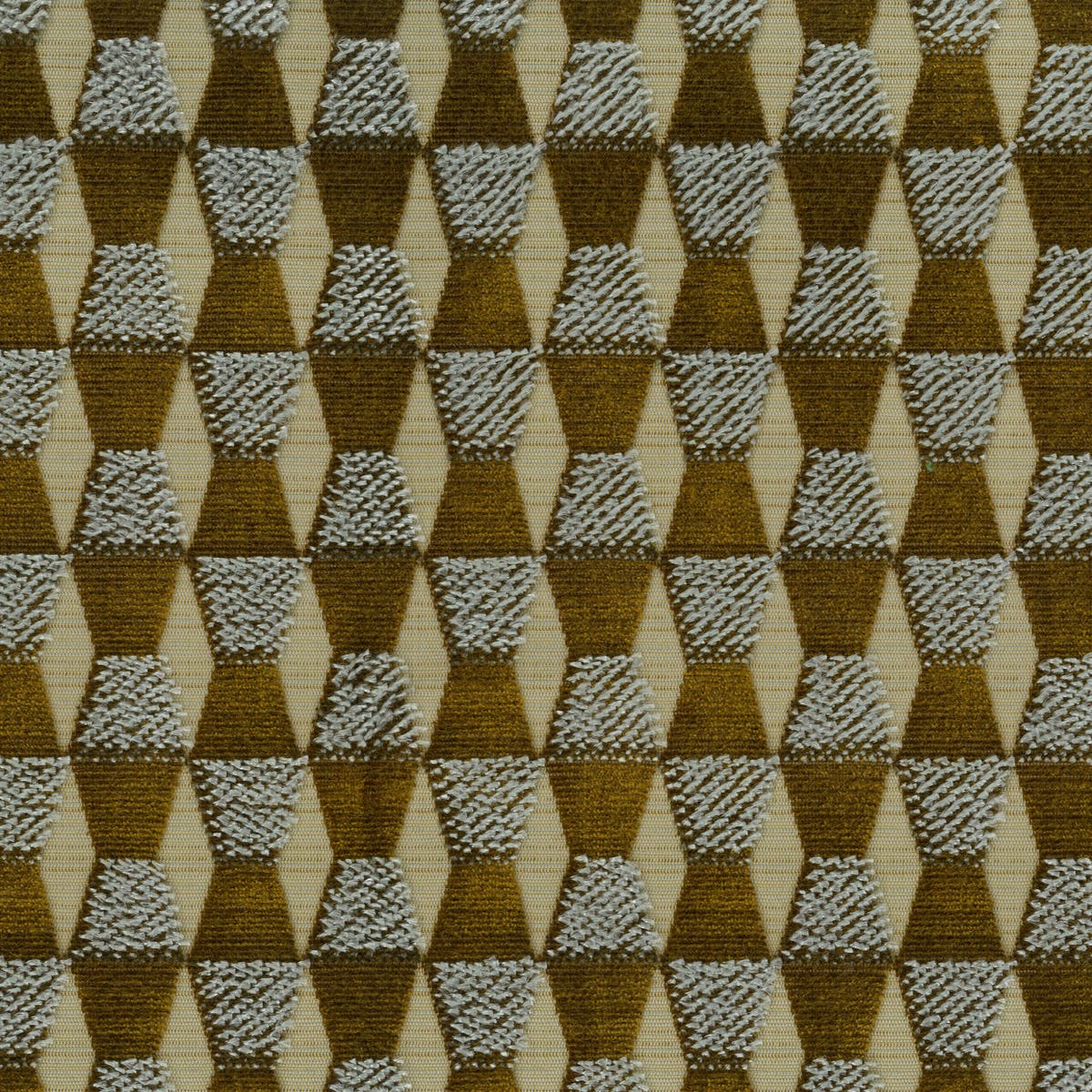 Rubelli Fortunato fabric - Ocra - argento