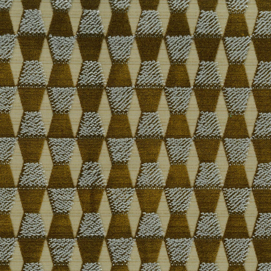 Rubelli Fortunato fabric - Ocra - argento