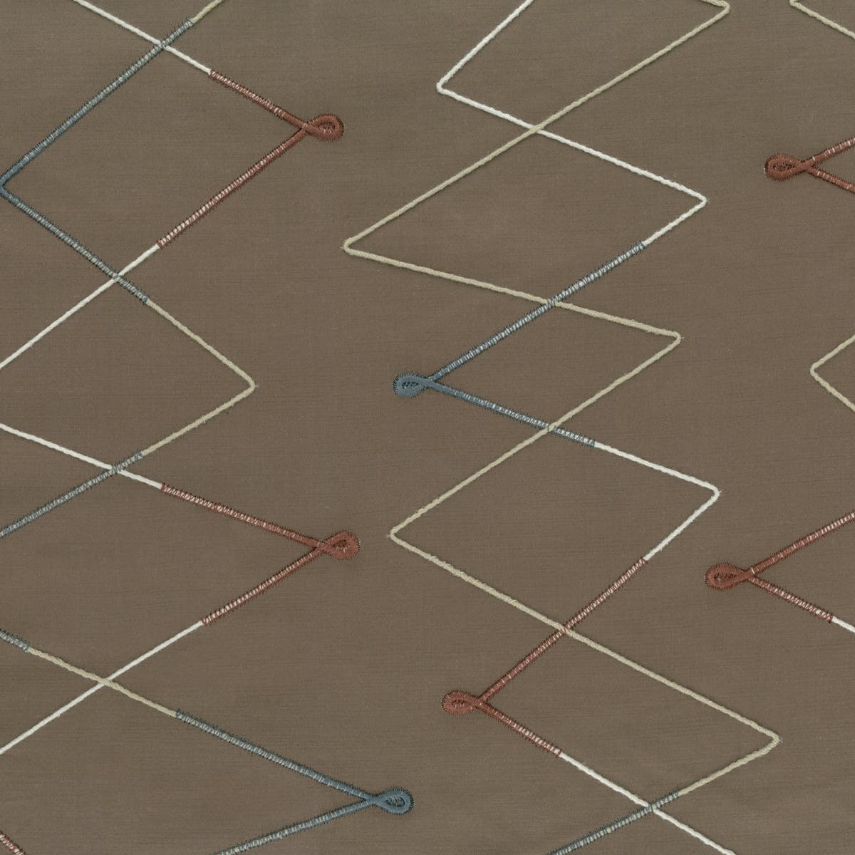 Rubelli Zigzag fabric - Tortora