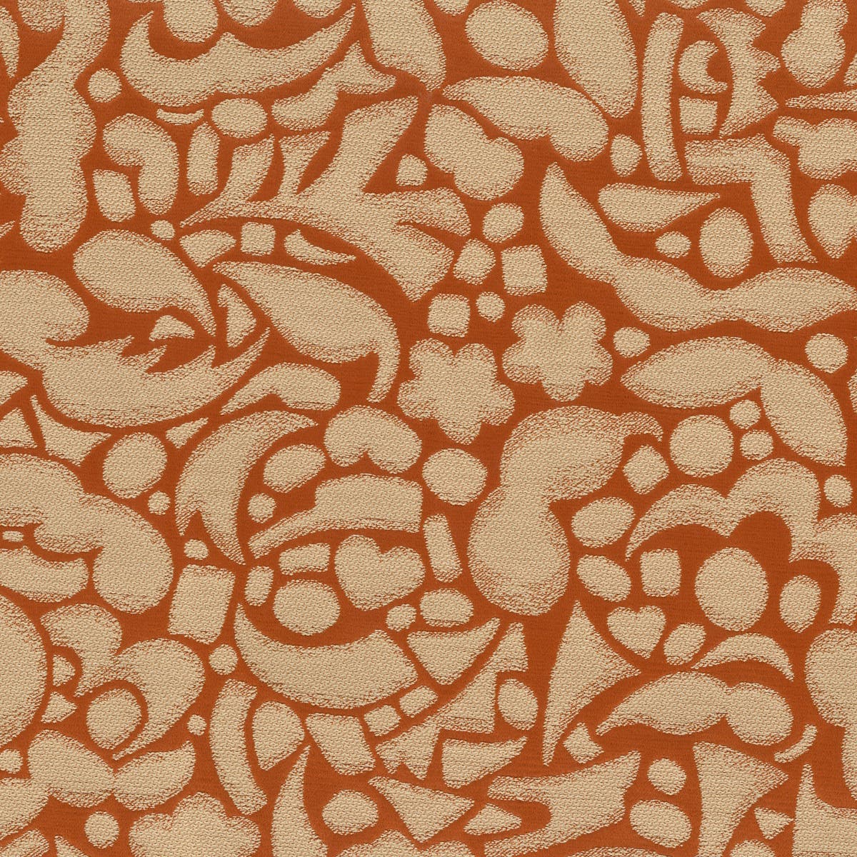 Rubelli Nippon Deco fabric - Ruggine