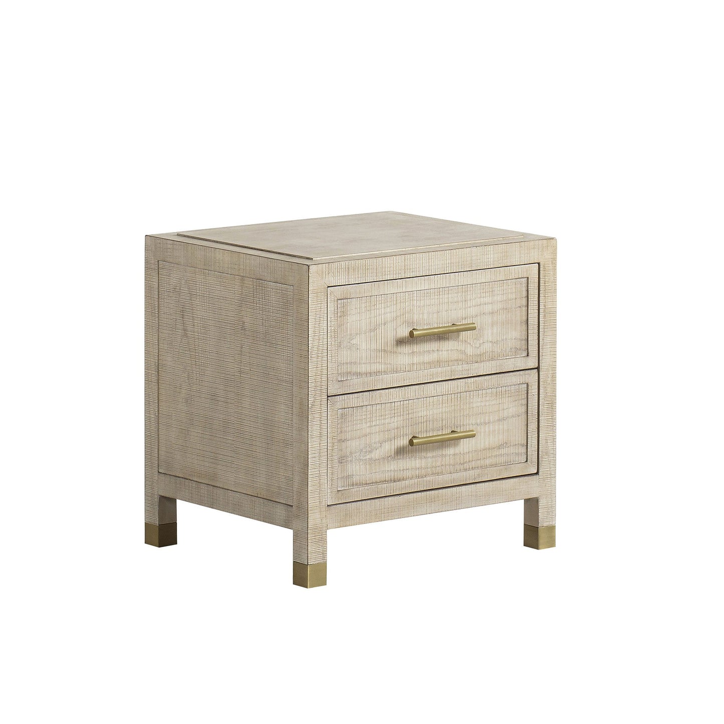 Andrew Martin | Raffles 2 Drawer Bedside Table Natural