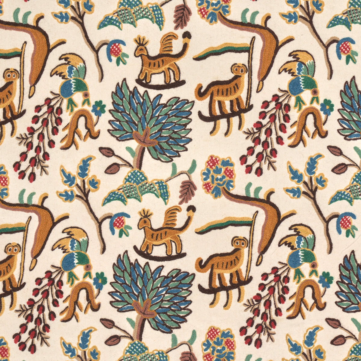 Schumacher | Colonial Crewel fabric - 3135012