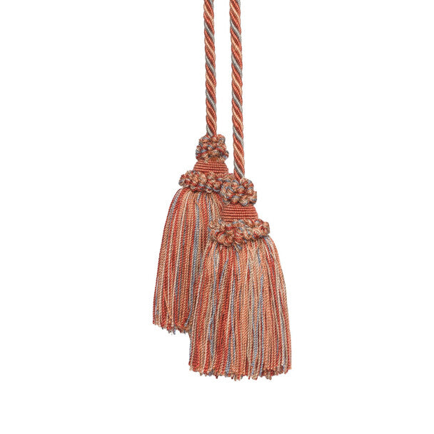 Annecy Chair Tassel - Salmon / Peach / Light Blue