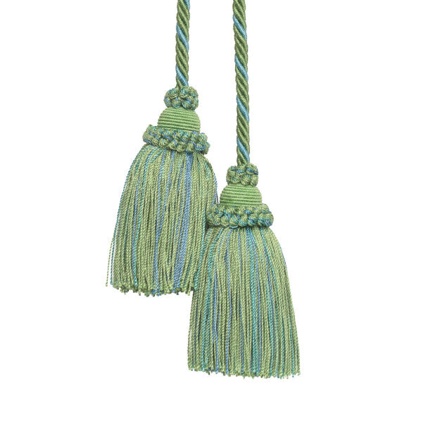 Annecy Chair Tassel - Leaf / Light Cobalt