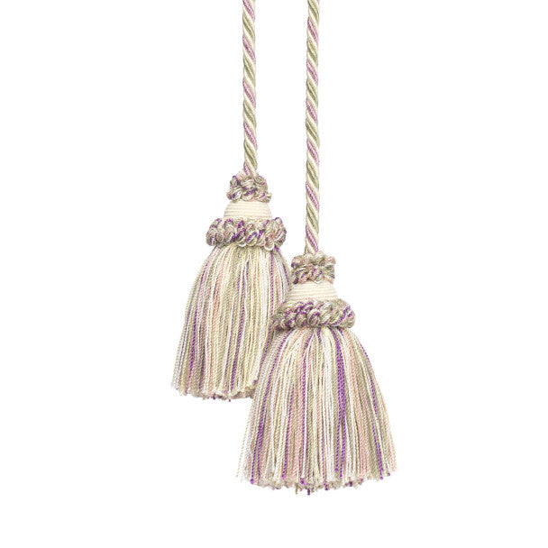 Annecy Chair Tassel - Cream / Lavender / Green