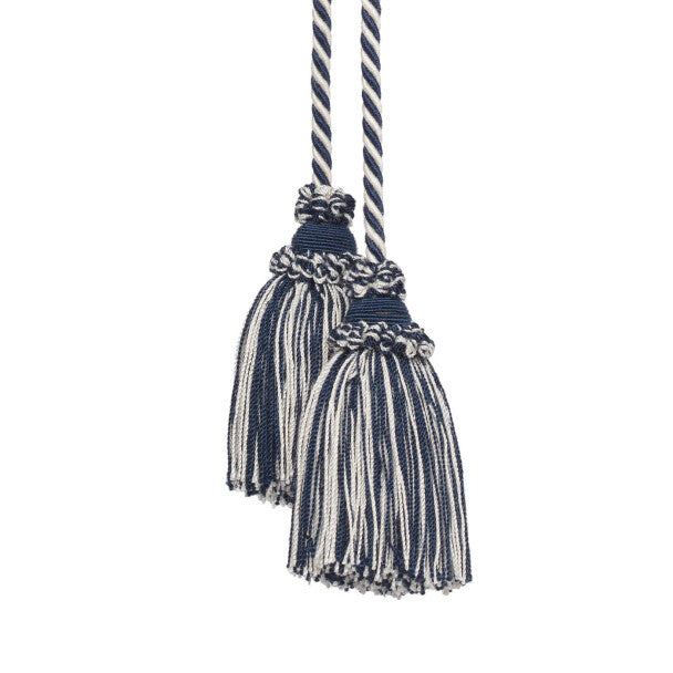 Annecy Chair Tassel - Navy / White