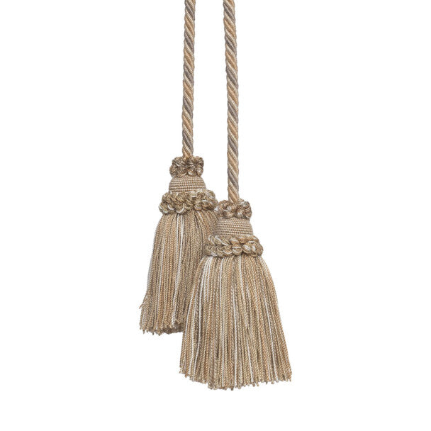 Annecy Chair Tassel - Grey / Cream