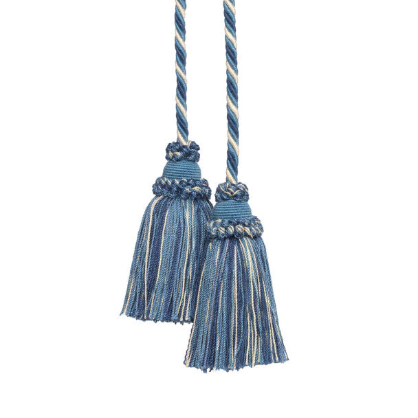 Annecy Chair Tassel - Shades Of Blue / White