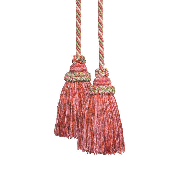 Annecy Chair Tassel - Pink / Green / Cream