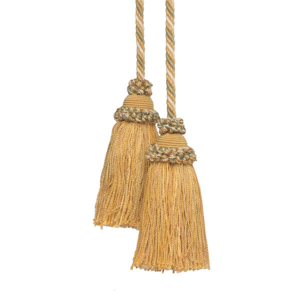Annecy Chair Tassel - Gold / Olive / Ivory