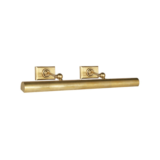 Andrew Martin | Cabinet Maker's Double Picture Light Brass