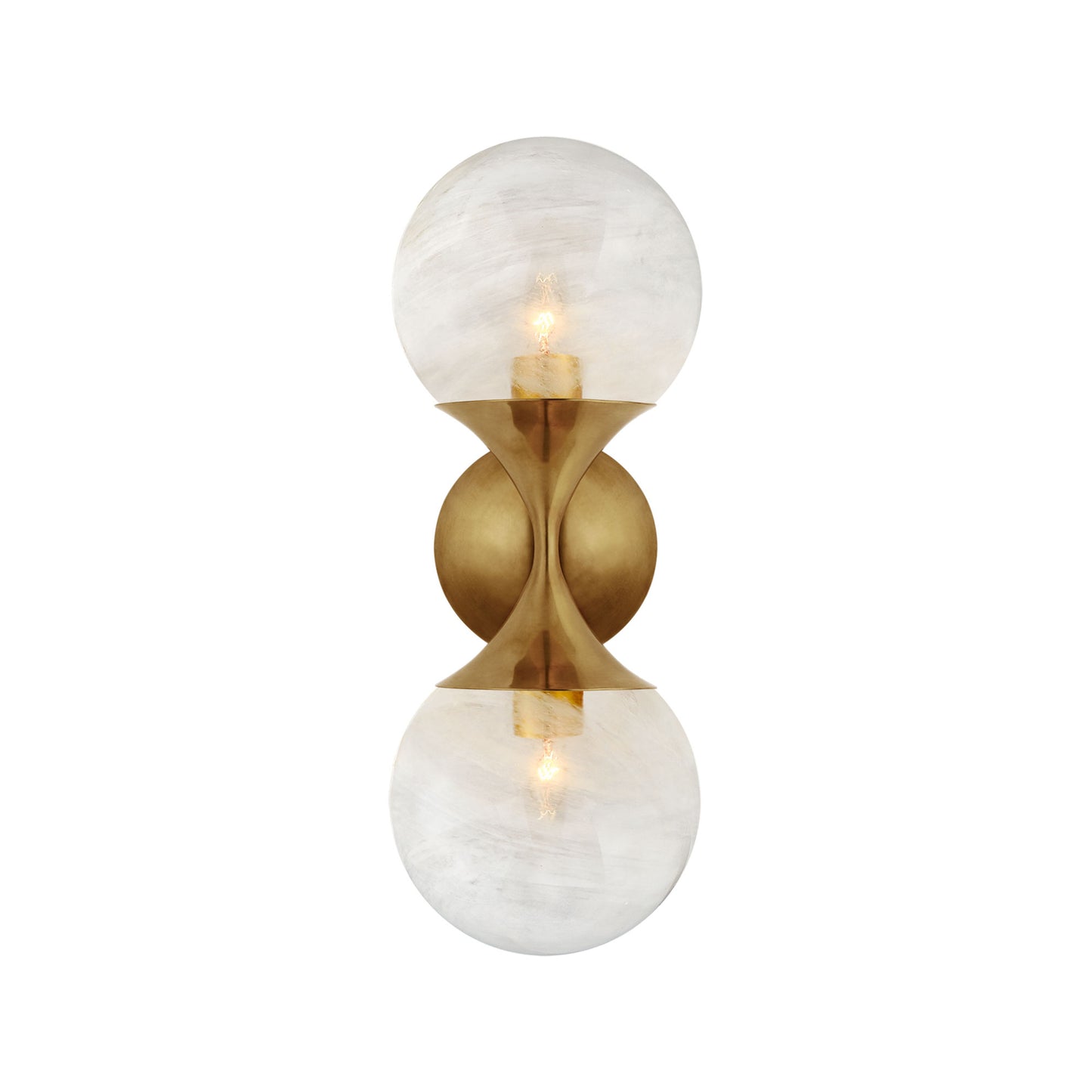 Andrew Martin | Cristol Double Wall Light Brass