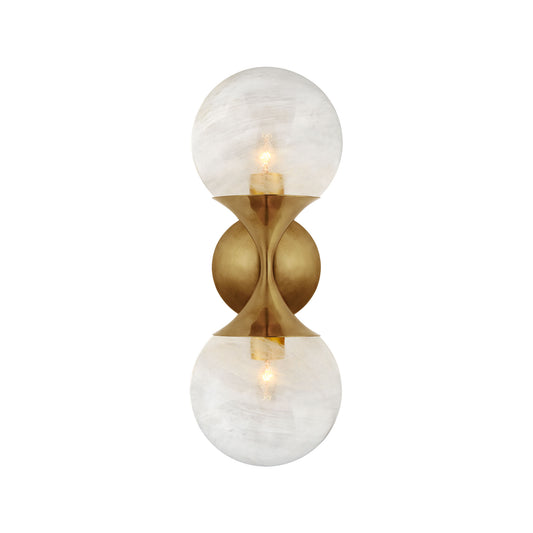 Andrew Martin | Cristol Double Wall Light Brass