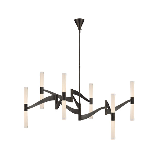 Brenta Grande Chandelier in Bronze