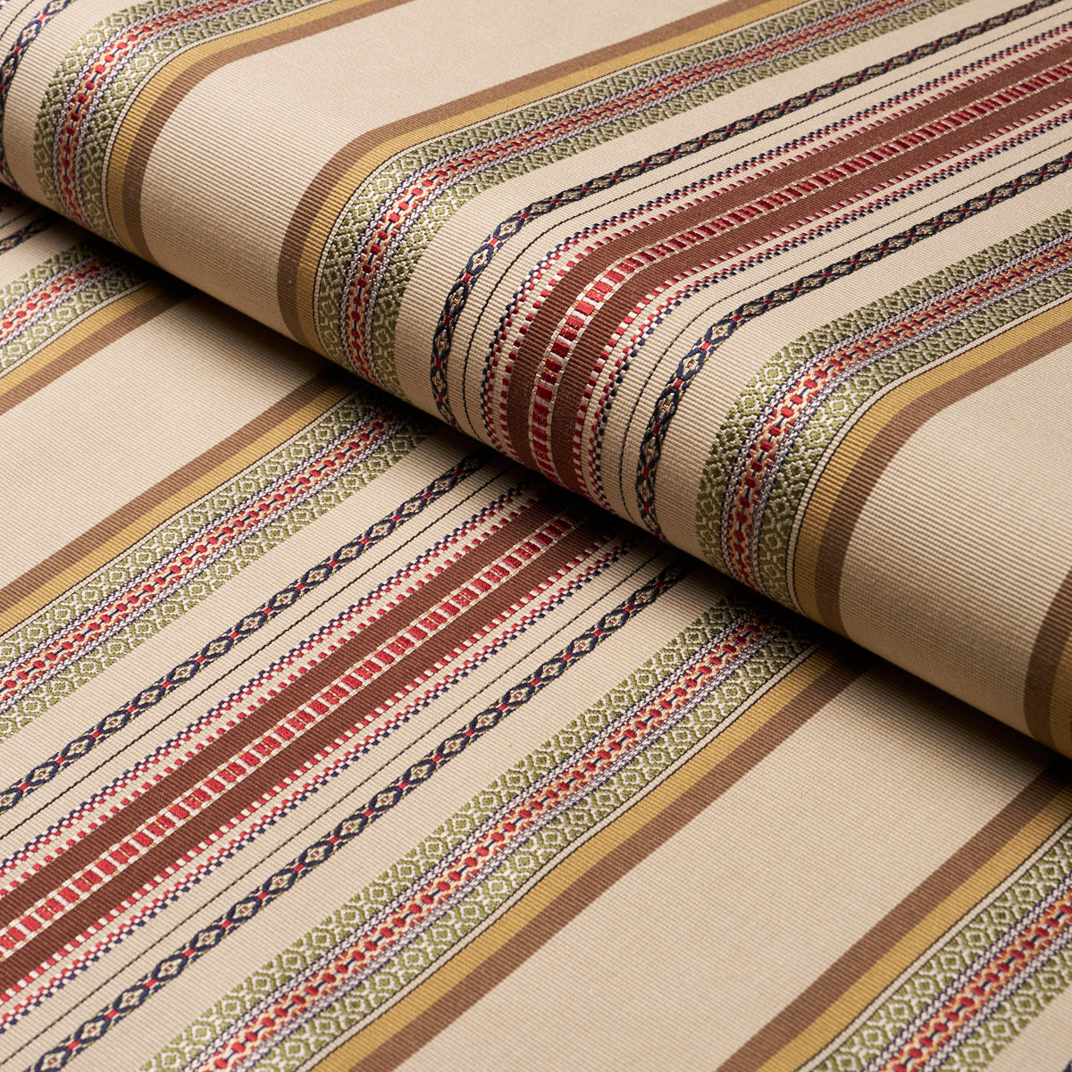 Schumacher | Wellington Stripe fabric - 3322011