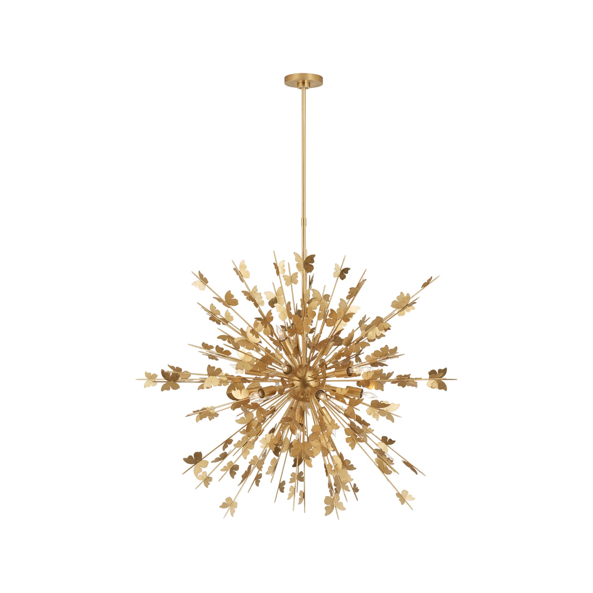 Farfalle Chandelier in Gild