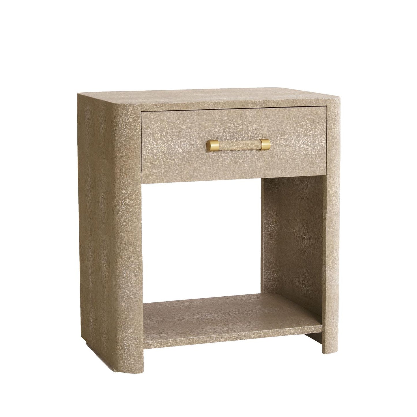 Andrew Martin Moby Bedside Table Cream angle