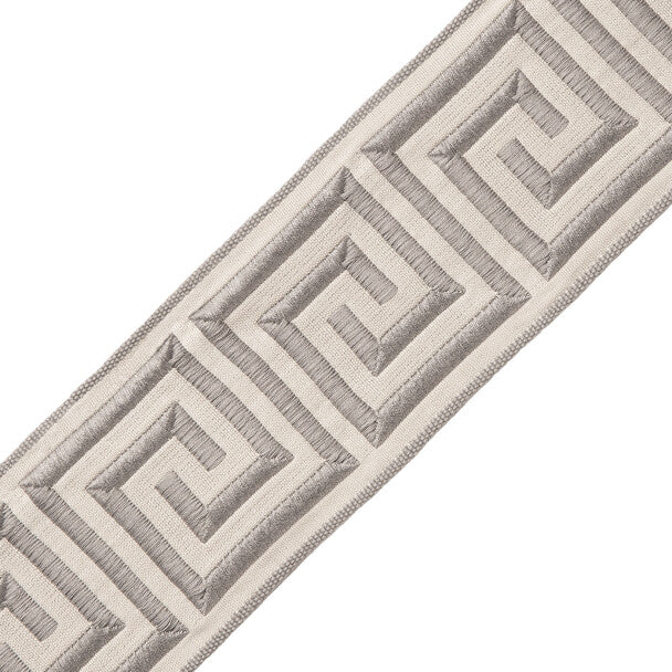 2.75" Aristotle Greek Key - Sterling