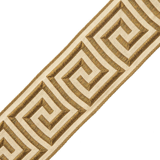 2.75" Aristotle Greek Key - Antique Gold