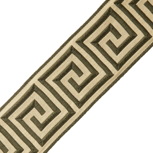 2.75" Aristotle Greek Key - Olive