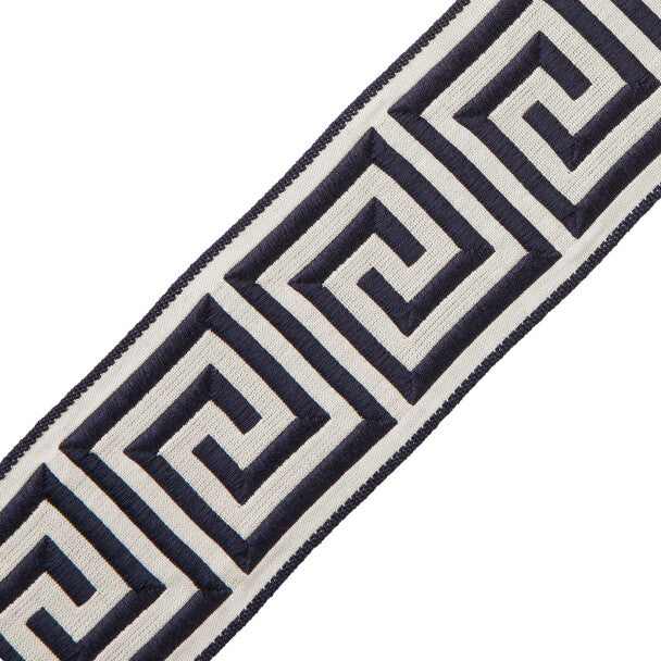 2.75" Aristotle Greek Key - Midnight Blue